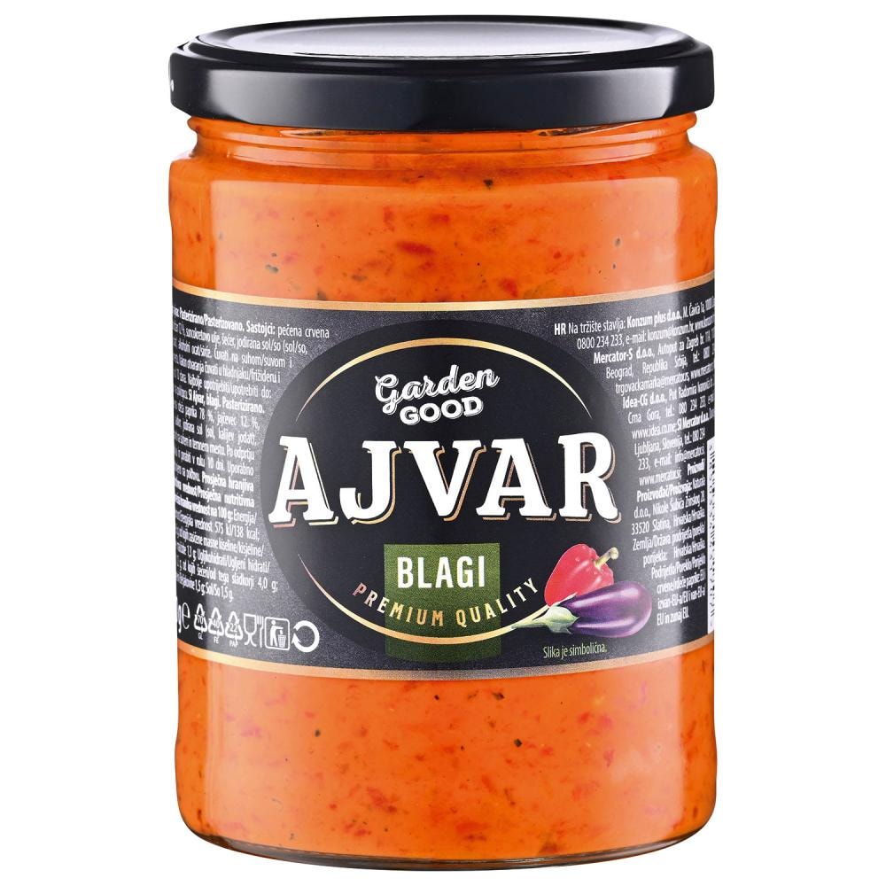 Premium ajvar 550g