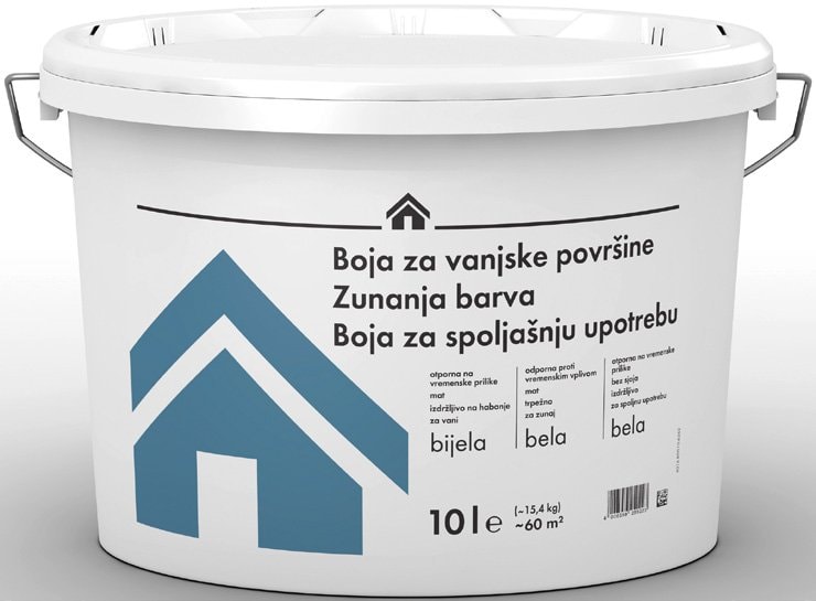 Boja za fasadu 10 I