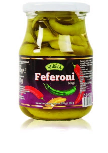 Feferoni 350 g / 180 g ocijeđene mase