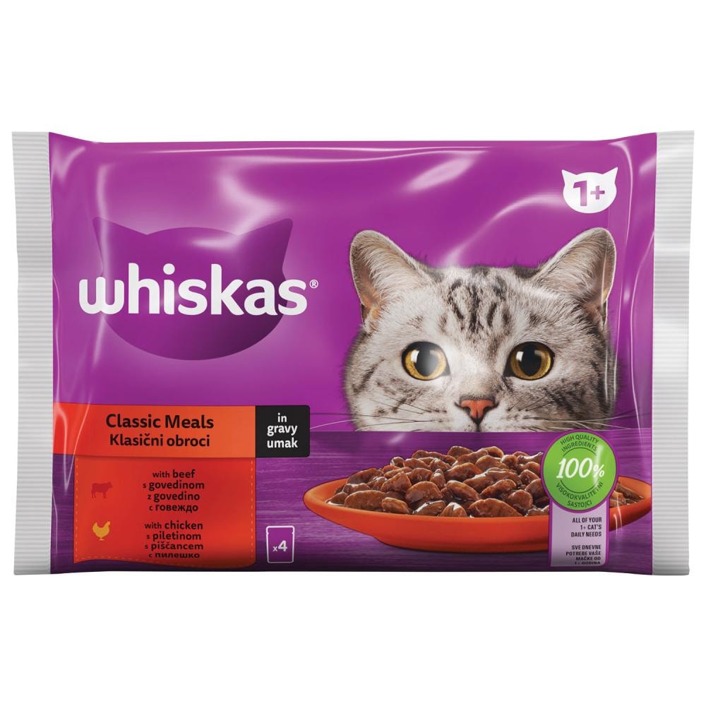 Potpuna hrana za mačke 4x85 g