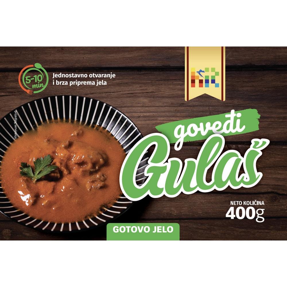 Goveđi gulaš gotovo jelo 400 g