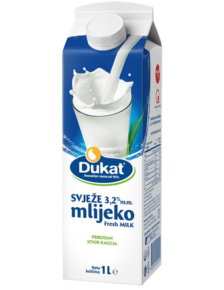 Svježe mlijeko 1 L