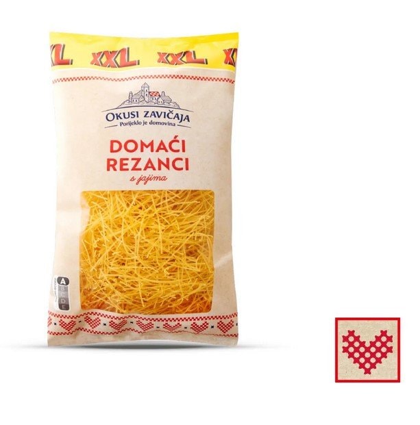Rezanci s jajima xxl 500 g