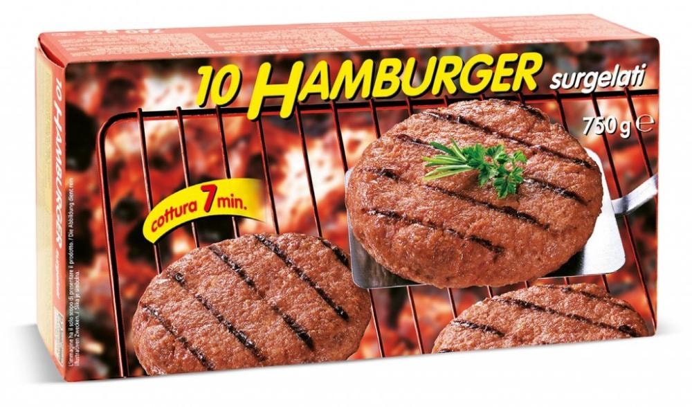 Goveđi hamburger 10 KOM, 750 g