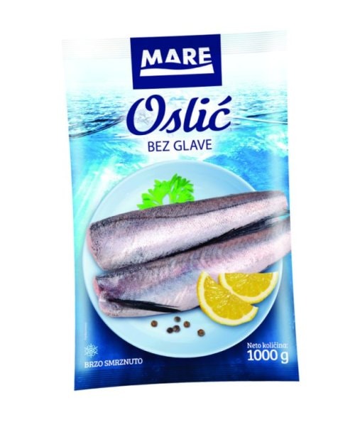 Oslić bez glave 1000 g
