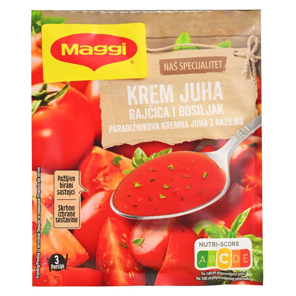 Maggi krem juha rajčica i bosiljak 2 kom (56 g svaki) Maggi
