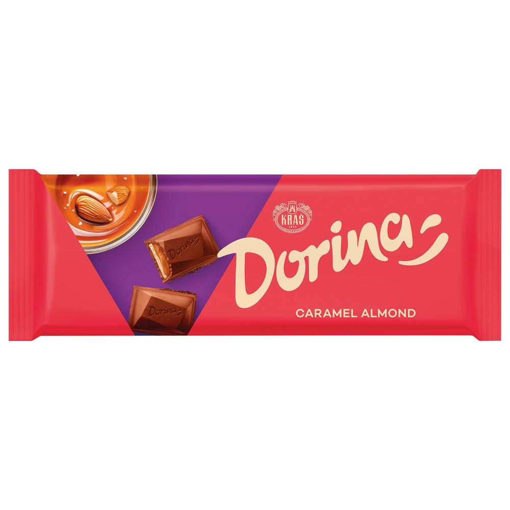 Čokolada dorina caramel almond 250g