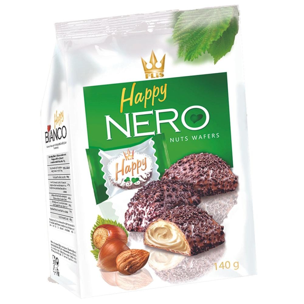 Vafel happy nero 2x140 g
