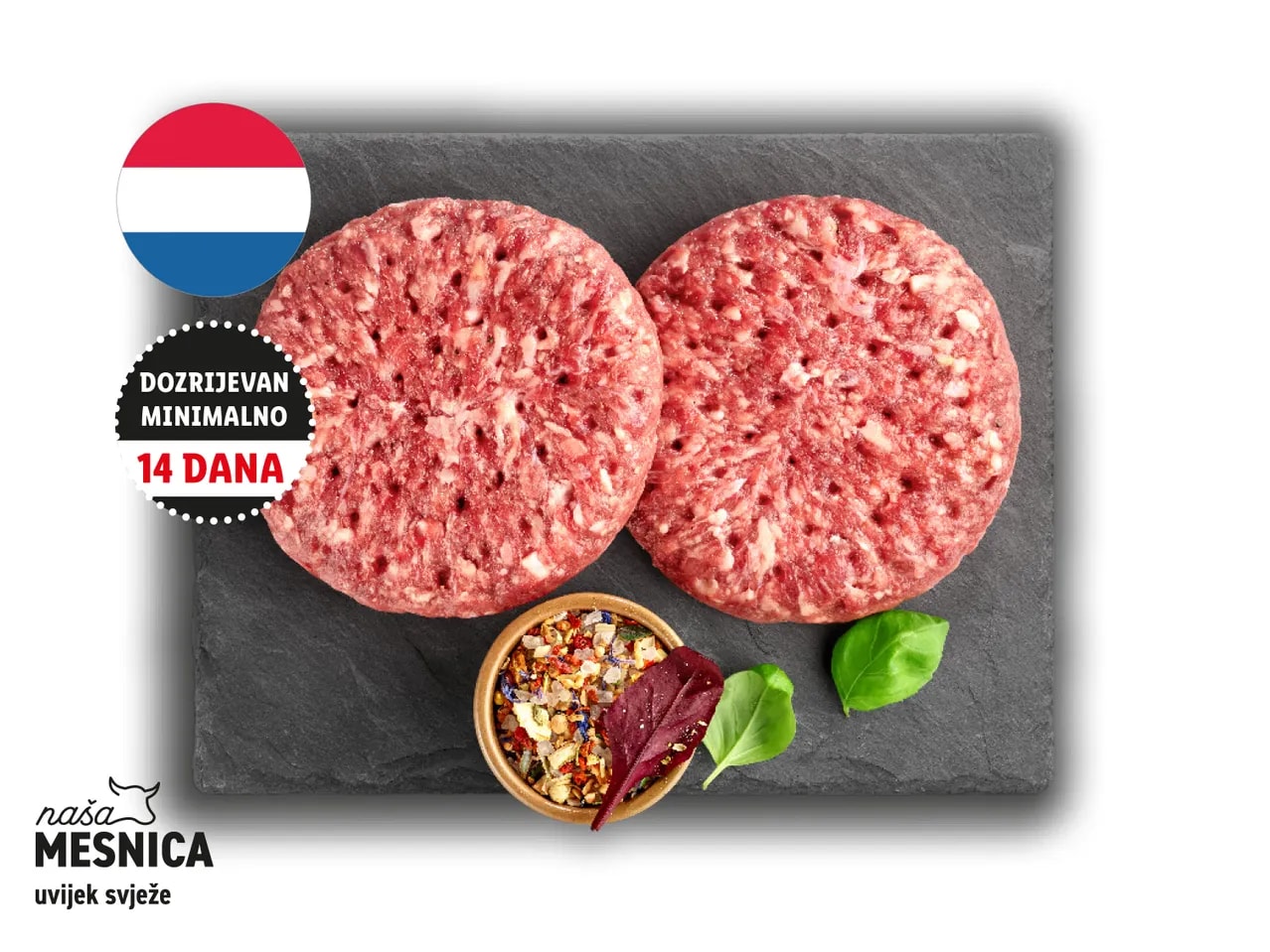 Svježi teleći burger 250 g