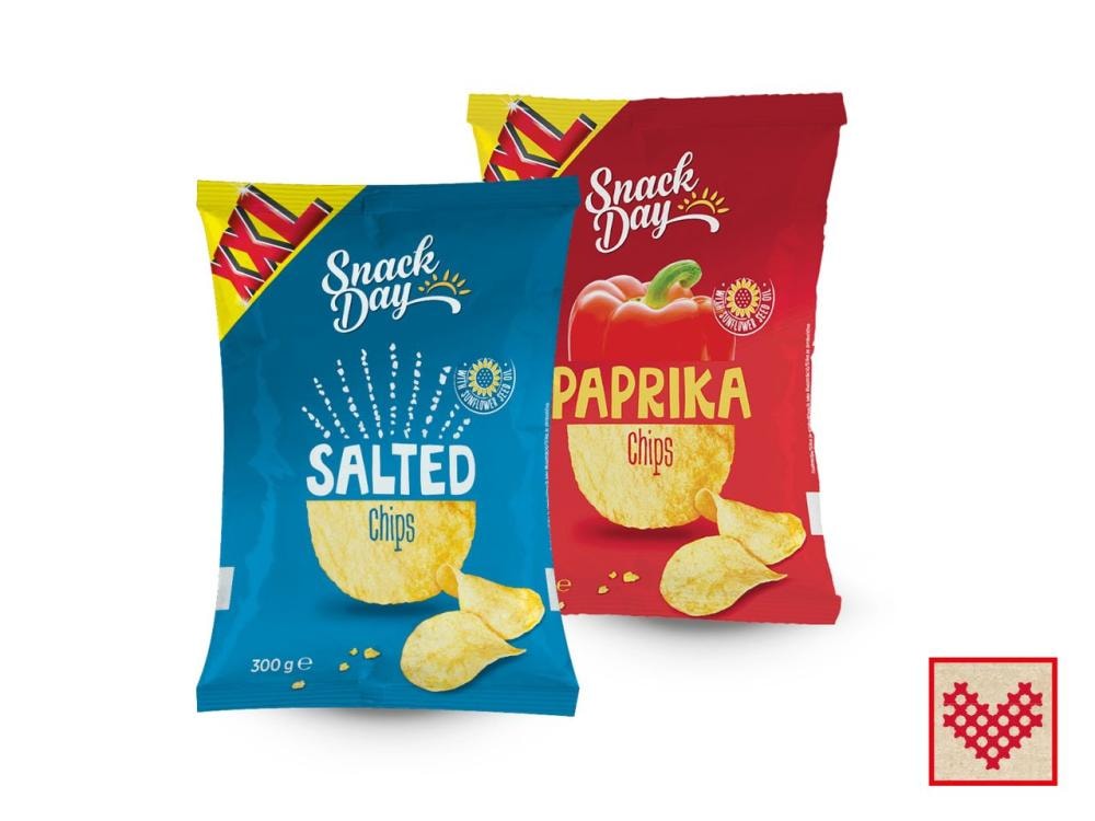 Čips slani ili s paprikom xxl 300 g
