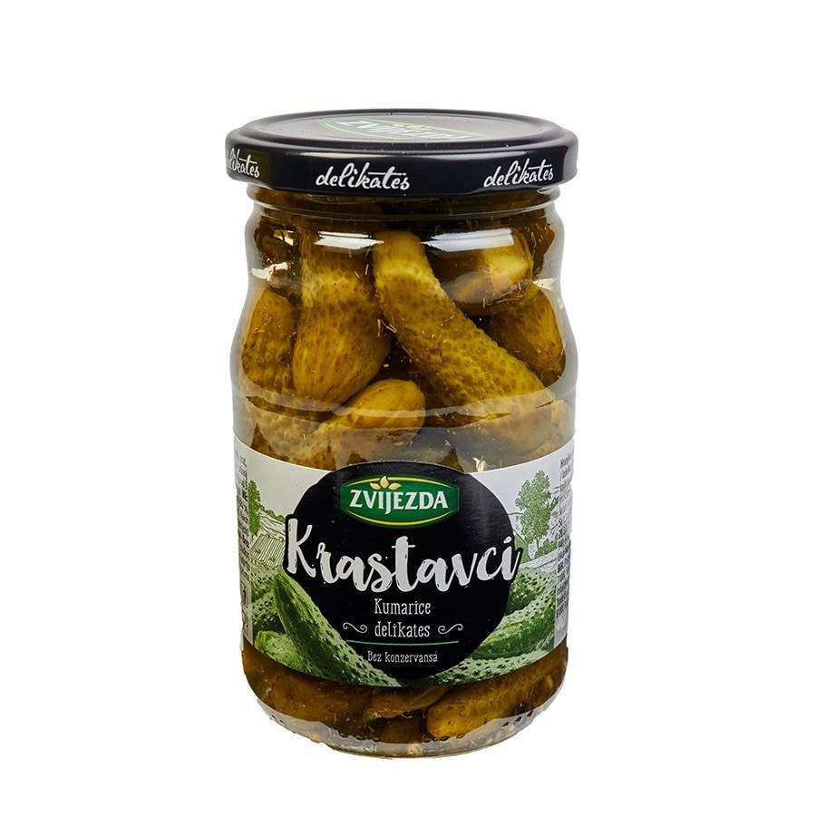 Krastavci delikates ocijeđena masa: 350 g Zvijezda