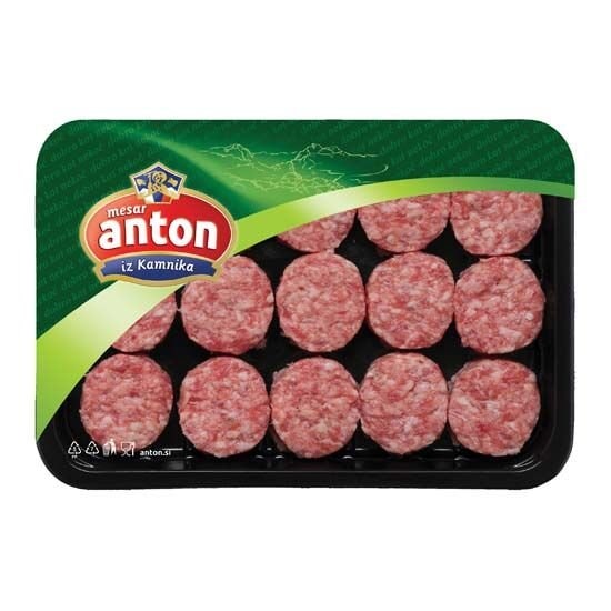 Meso kamnik svježi uštipci sa slaninom 400 g