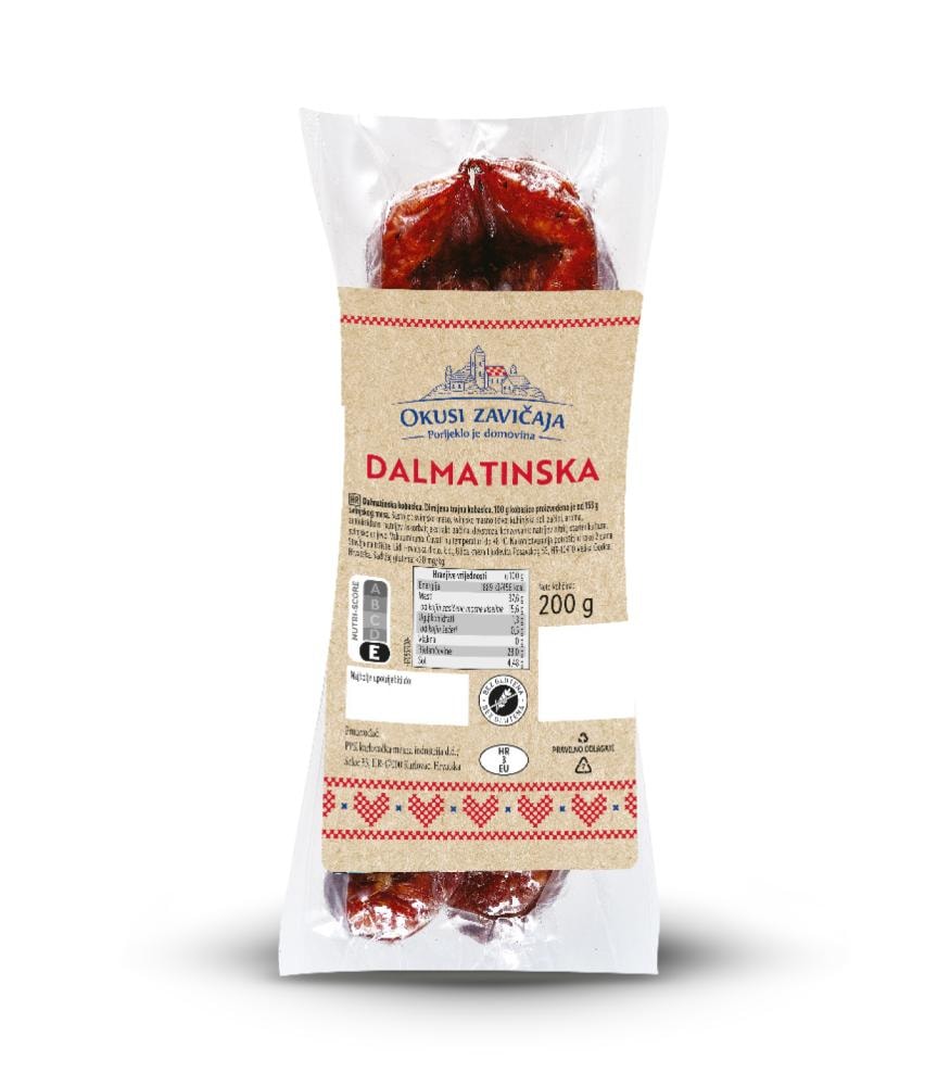 Dalmatinska kobasica ili češnjovka 200 g