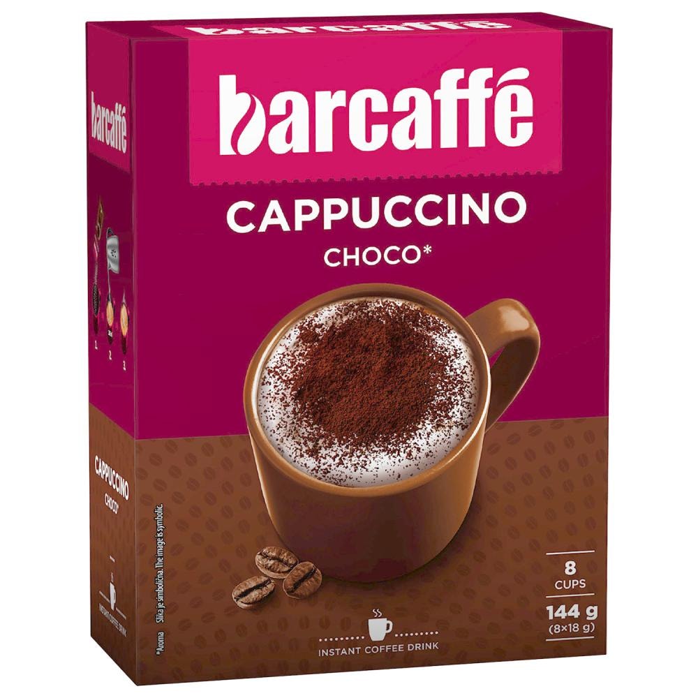 Barcaffe instant cappucino 144 g