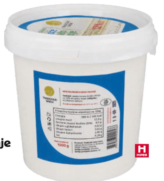Kiselo vrhnje 1 kg