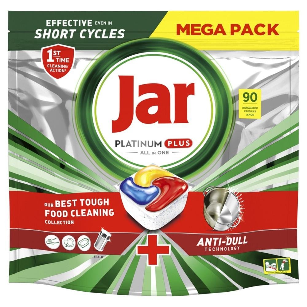 Jar platinum plus tablete za strojno pranje posuđa 90/1