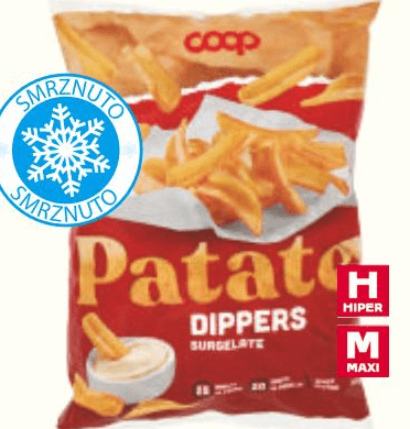 Coop pommes frites 600 g