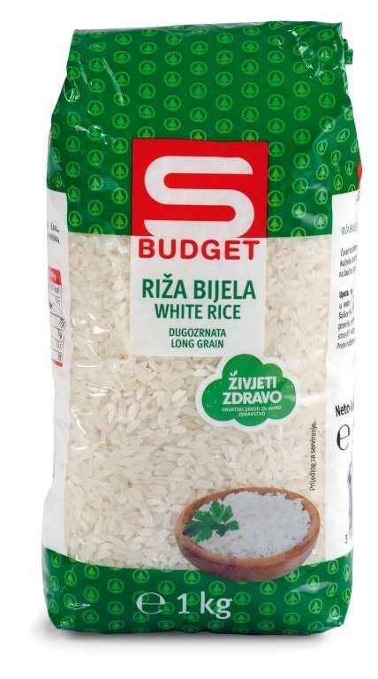 Riža 1 kg S-BUDGET