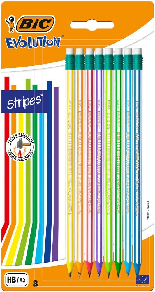 Evolution stripes pencils