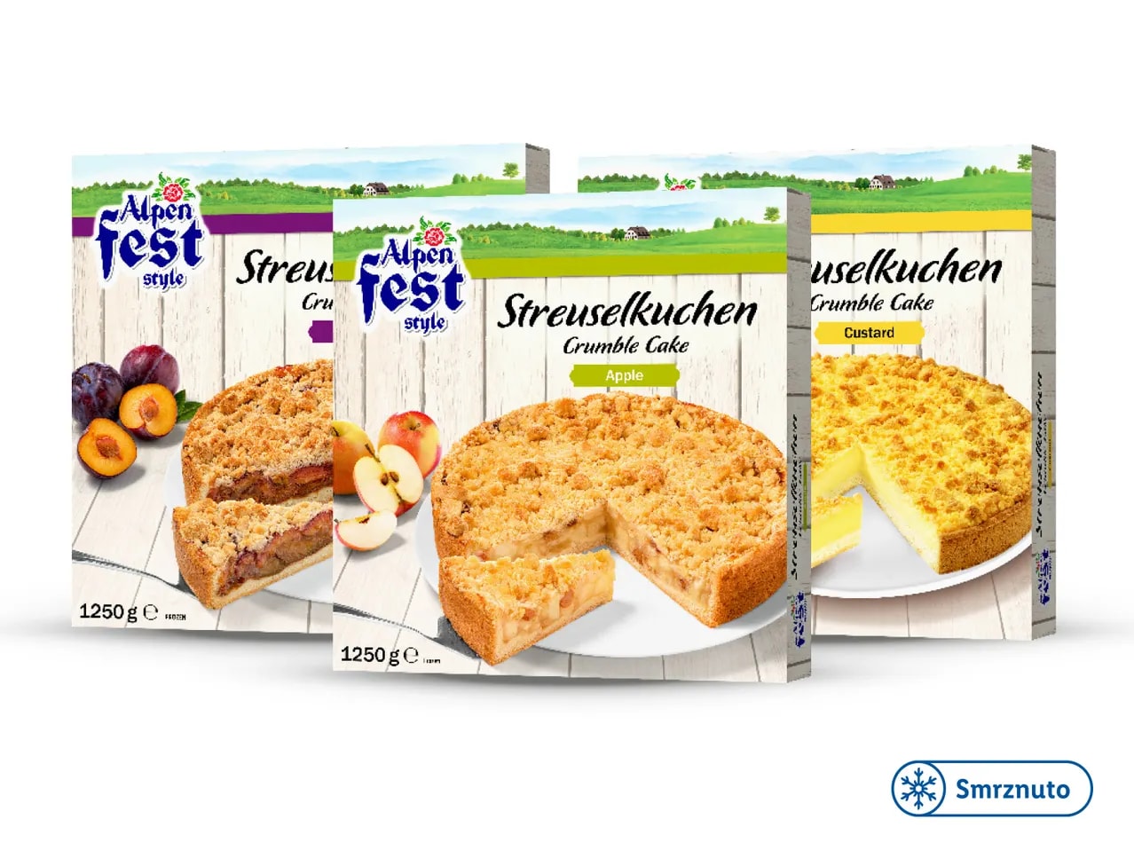 Kolač od prhkog tijesta 1250 g