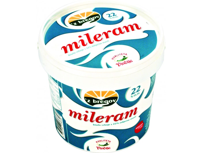 Kiselo vrhnje ili mileram 'z bregov 900 g