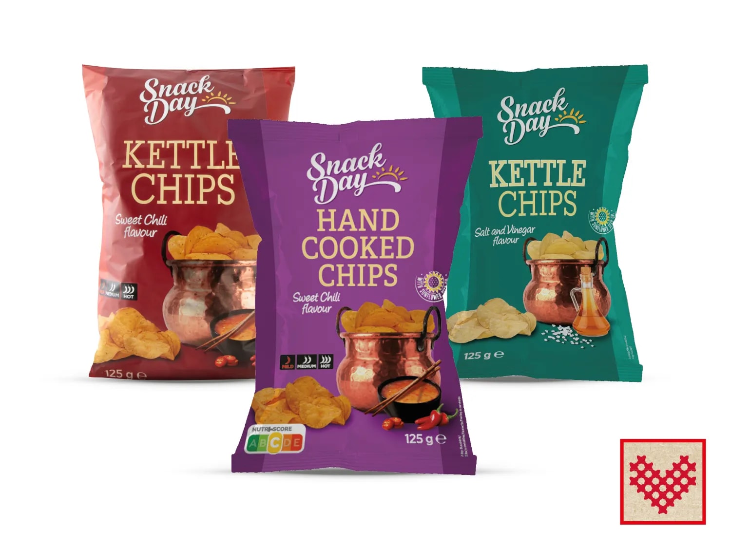 Hand cooked chips 125 g