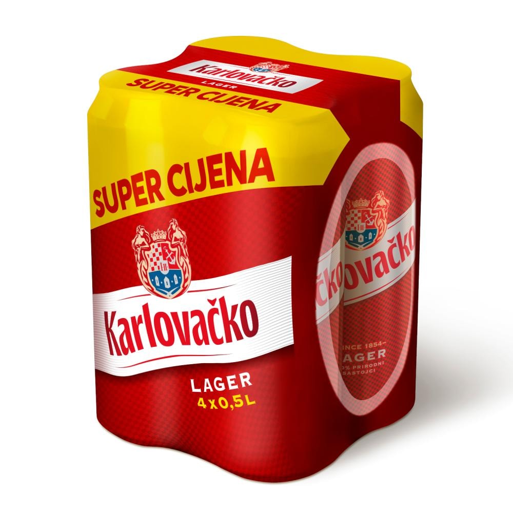 Pivo karlovačko 4x0,5L