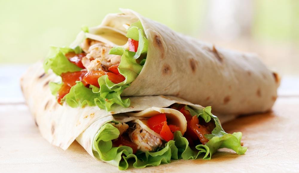 Burrito de pollo