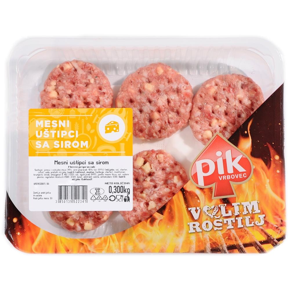Mesni uštipci sa sirom 300 g