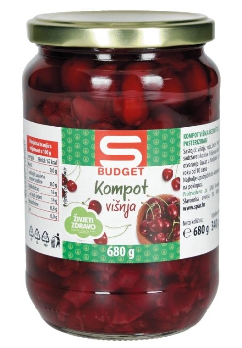 Kompot višnja 680 g