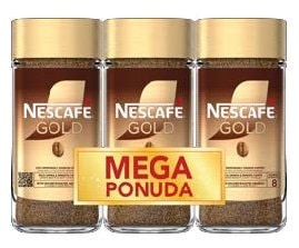 Instant kava nescafé gold 3 x 190 g Nescafé