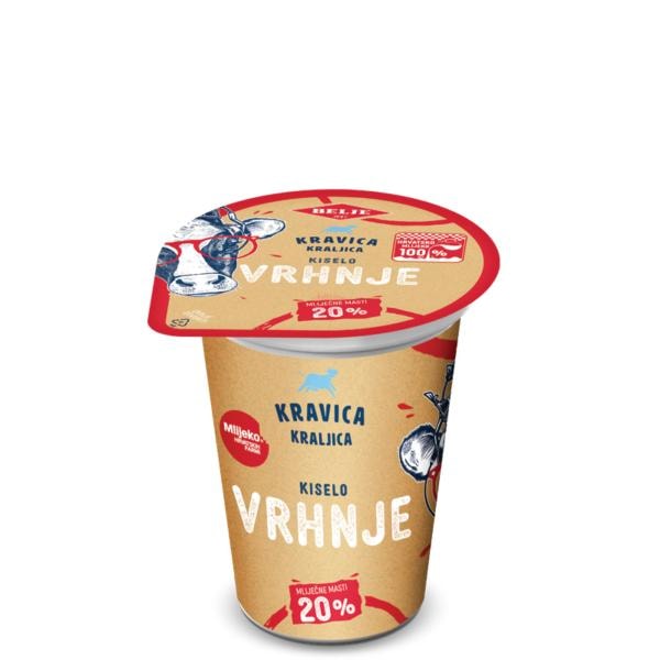 Kravica kraljica kiselo vrhnje 180 g