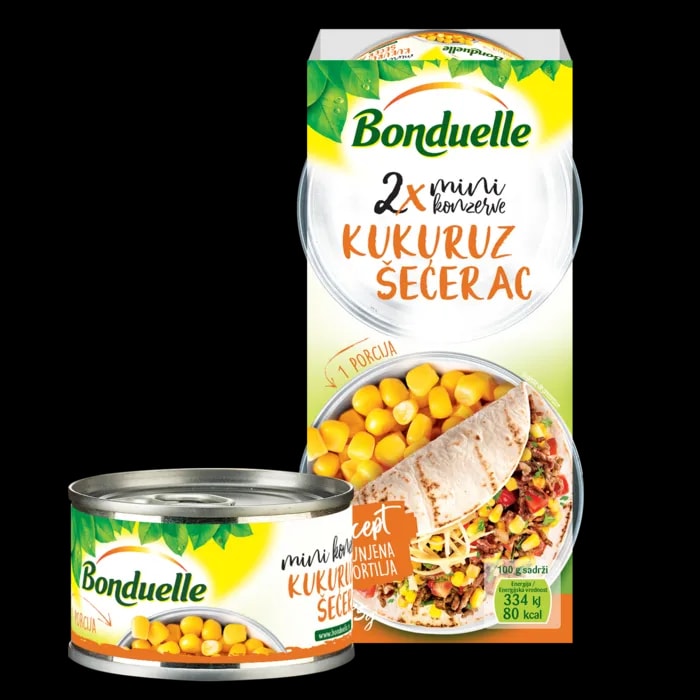 Konzervirano povrće 2 x 80 g, 2 x 85 g