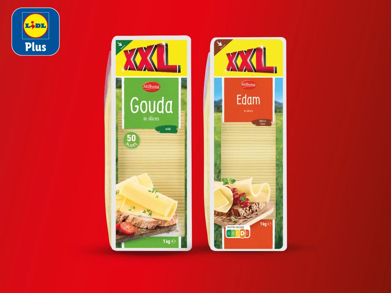 Edamer ili gouda xxl 1 kg