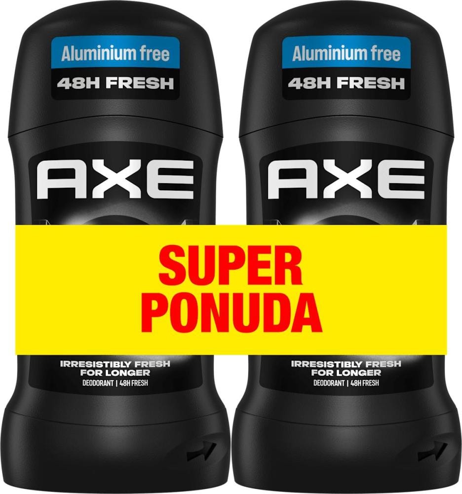 Deo stick black 2x150 ml