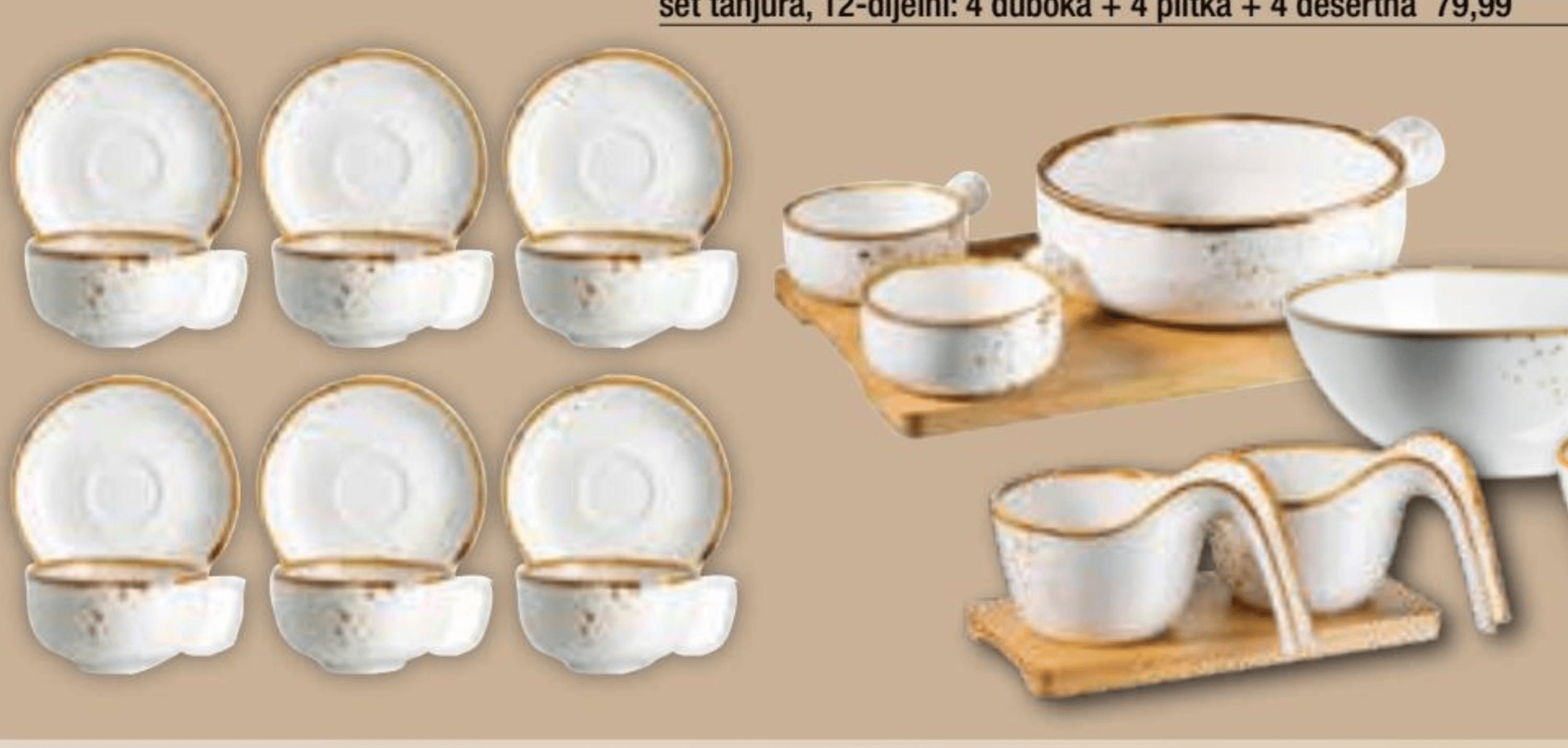 Set šalica za kavu 12-dijelni