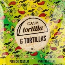 Pšenično bijelo pecivo tortilja 370g