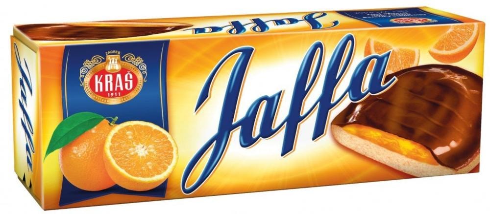 Keks jaffa od 120 g do 125 g