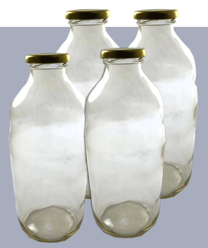 Boca + zatvarač juicy 1 L, 4/1