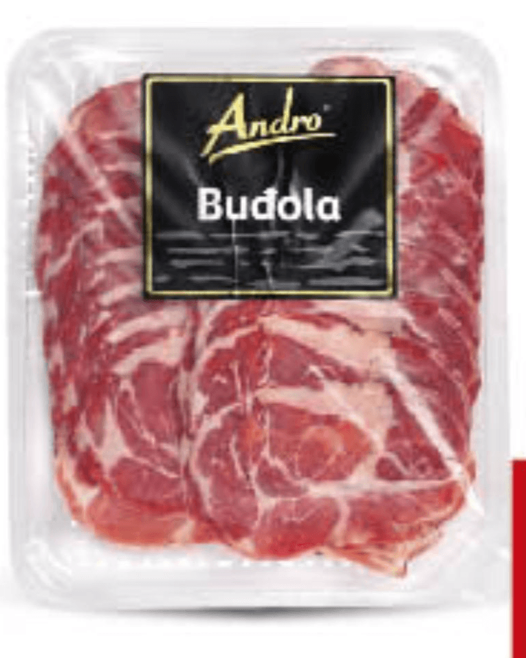 Budola, pršut narezak andro 300g