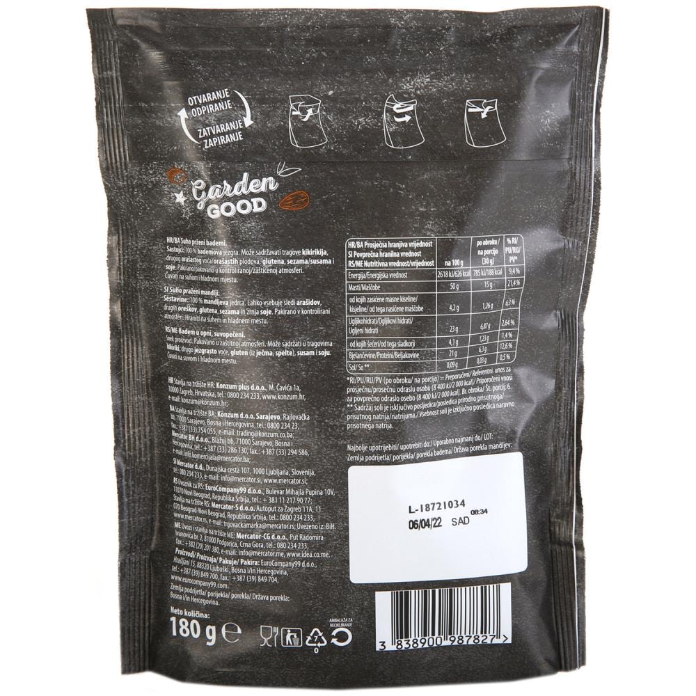 Badem jezgra 180g