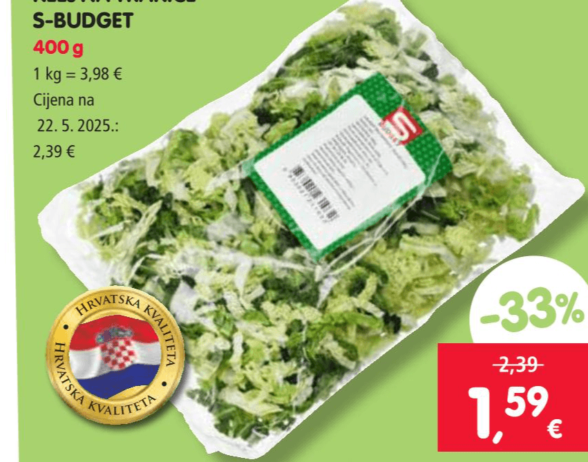 Kelj na trakice 400 g
