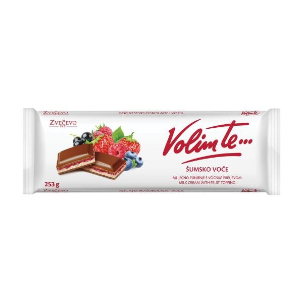 Čokolada samo ti i volim te od 250 g do 253 g