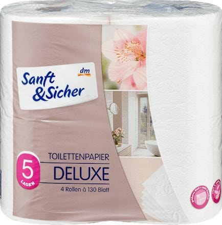 Deluxe peteroslojni toaletni papir 4 kom. x 130 listića