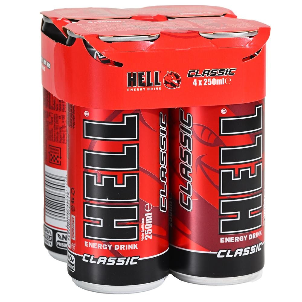 Hell energetsko piće 4x 0,25L