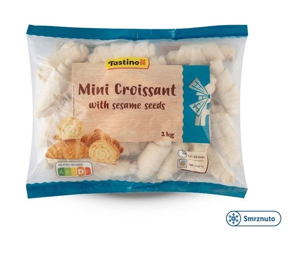 Mini croissant sa sezamom 1 kg