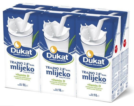 Trajno mlijeko 6x1 L