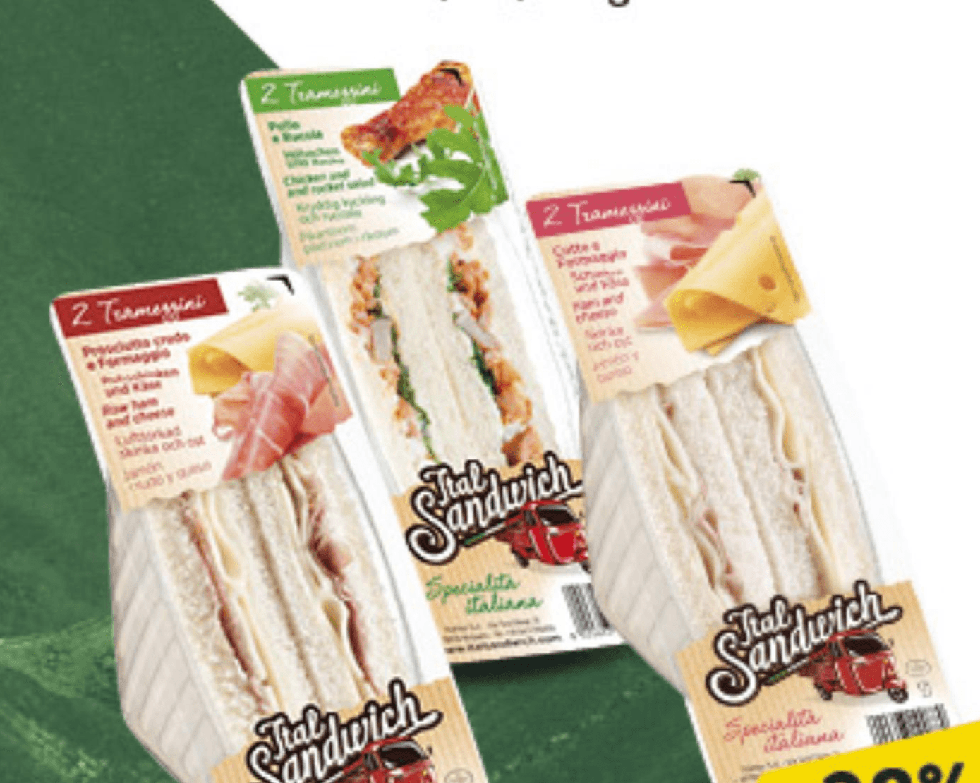 Pane amore sendvič 130g-140g