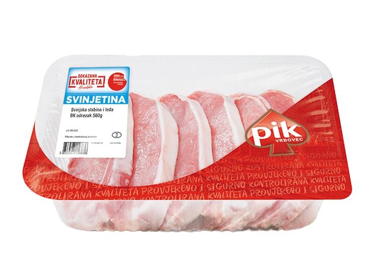 Svinjska slabina i leđa 1kg