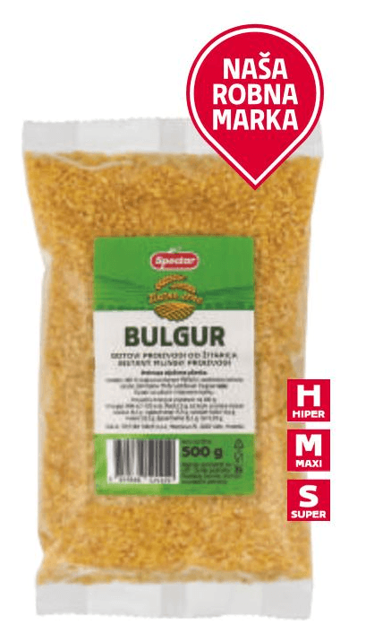 Zlatno zrno, spectar bulgur 500 g